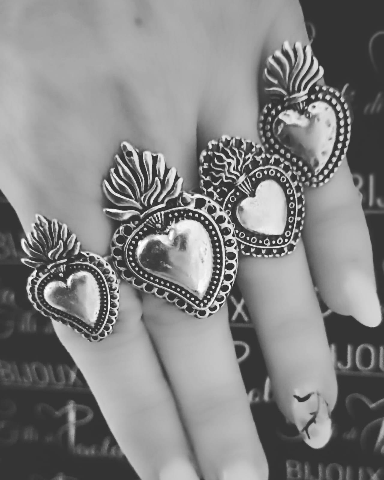 Cuore sacro shops anello